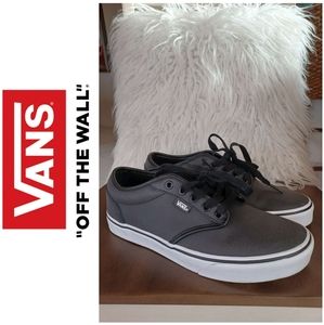 VANS MEN'S LEATHER SKATE SHOES SZ: 8.5